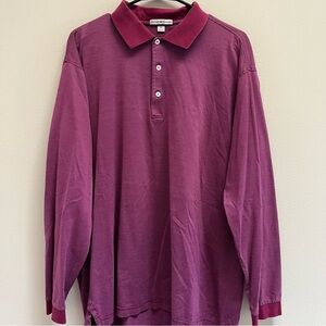 Peter Millar Long Sleeve Polo Striped